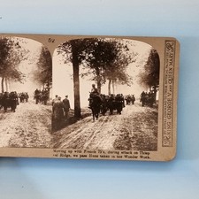 WW1 Military Stereoview C1916 Real Photo Somme France German Thiepval P.O.W