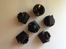 6x Jeep 194 Instrument Panel Cluster Light Bulb Lamp Dashboard Socket Plug NOS