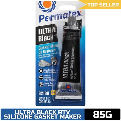 Permatex 82180 Ultra Black RTV Silicone Gasket Maker