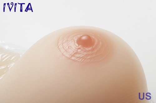 1200G Silicone Breast Forms Crossdresser Dd Cup Realistic Boobs Tg Tv Cosplay - Picture 6 of 7