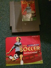 Tecmo World Cup Soccer + Manual - Nintendo NES - Tested & Working