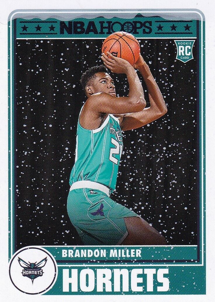 2023-24 NBA Hoops Brandon Miller RC Winter Purple #284  PWE