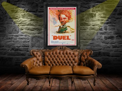 ★映画チラシ【DUEL】 Duel 1972 Classic Movie Poster Print A0-A1-A2-A3-A4-A5-A6