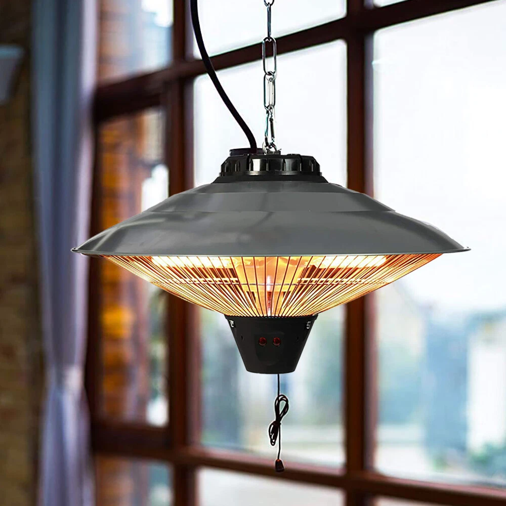 CLARFEY 1500W Patio Hanging Heater Electric Waterproof Ceiling Mounted  Outdoor | eBay
