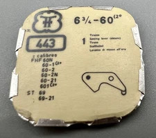 FHF 6 3/4 60 SETTING LEVER DETENT #443 SWISS WATCH PART Factory Sealed NOS #R15