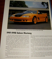 1997-98 Saleen Mustang S-351 Specs Info Photo 97 1998 Convertible S351 S-281 1997-98 Saleen Mustang S-351 Specs Info Photo 97 1998 Convertible S351 S-281