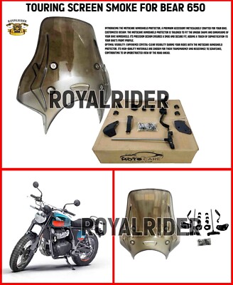 TOURENSCHEIBE SMOKE PASSEND FÜR ROYAL ENFIELD BEAR 650