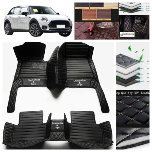 For Mini Cooper Clubman 2008-2020 Car Floor Mats PU Leather All Weather Rugs - Foto 6 di 38