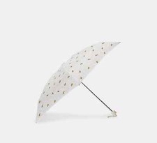 NWT Coach Mini Umbrella in Signature Bee Print CI013