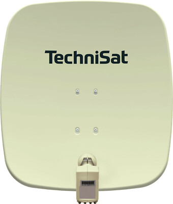 TechniSat Sat-Anlage SATMAN 65 PLUS mit 40 mm Quad-LNB beige Full-HD 4k UHD neu