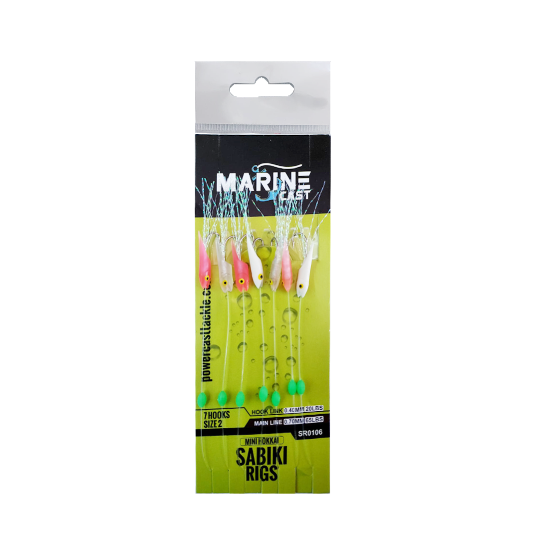 Macrel Feathering Rig Mackerel Fishing Feathers Rigs - Sabiki Rig With 7 Hooks, Power Cast ...