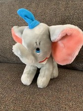 Vintage Disneyland Walt Disney World Dumbo Elephant 8" Plush Stuffed Animal Toy