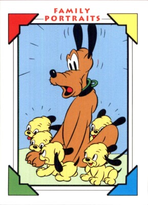 1991 Impel Disney Series One #117 Pluto's Quin-puplets 1937 Pluto