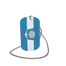 Dog Tag Flag Bunting Oberau Dog Tag Aluminium 30 x 50mm