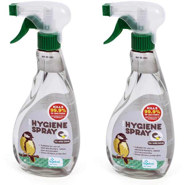2 X Gardman Wild Bird Feeder Table Hygiene Cleaner Disinfectant