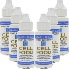 6 x Cellfood Liquid Concentrate 1 fl oz