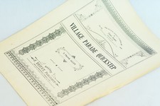 1895 Village Parade Quickstep Frank Allen Sheet Music
