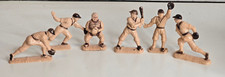 Vintage 1950's Ajax Plastic Corp Baseball Players Set of Six