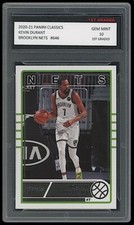 Kevin Durant 2020-21 Panini Classics 1st Graded 10 NBA Card #646 Phoenix Suns