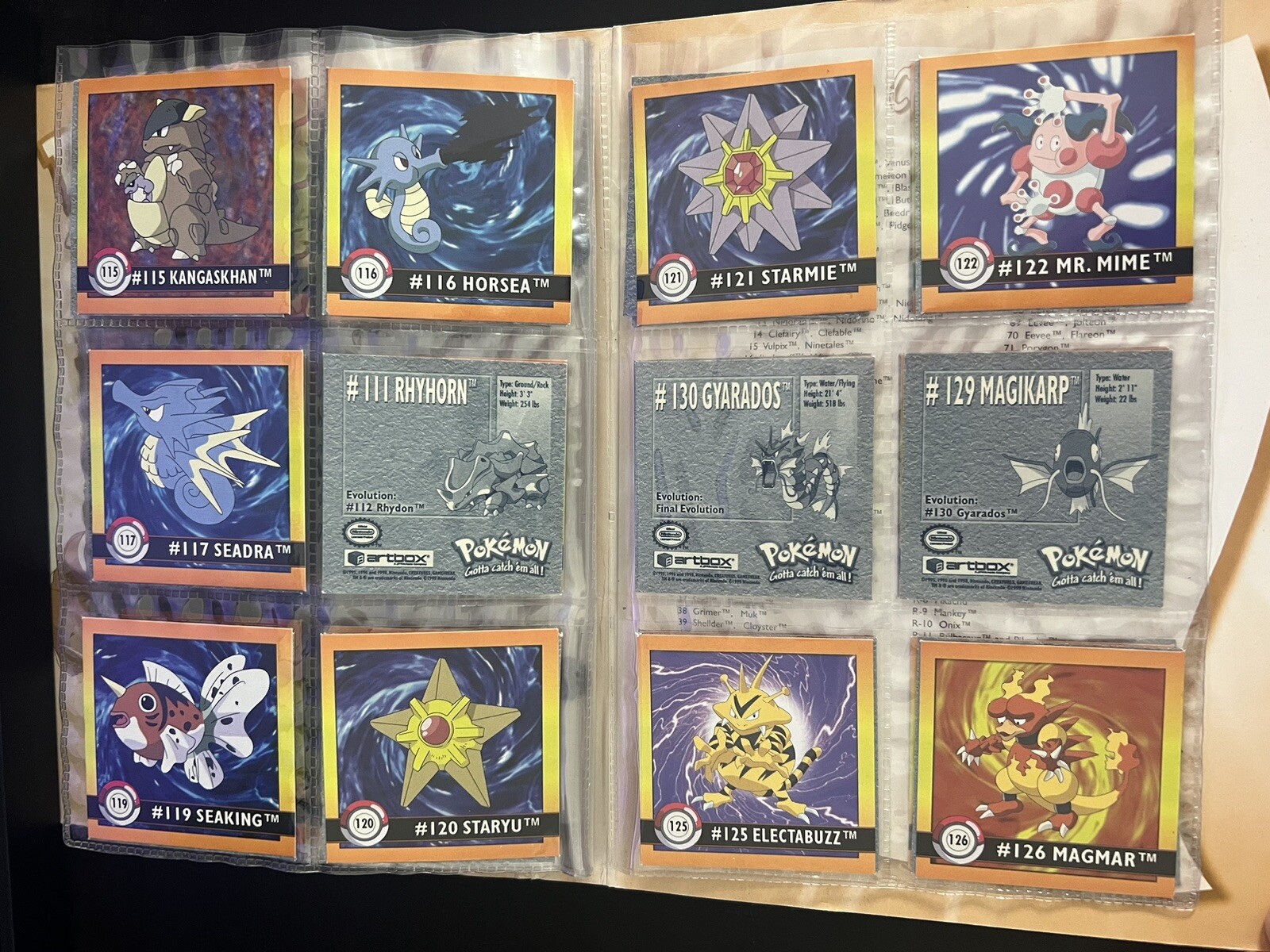1999 POKEMON Action Flipz Super Collection Album Series One Book - 132 Stickers - Picture 12 of 14