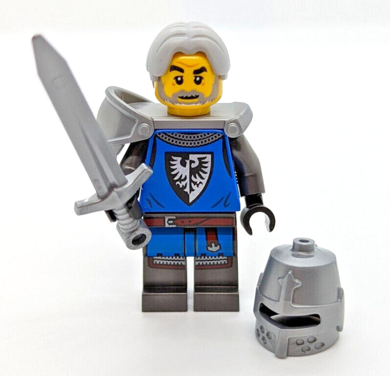 NEW LEGO Medieval Male Knight Minifigure (IDEA085) Black Falcon