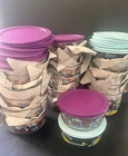 Pyrex. 2 Decorated Glass Food Storage Bowls W/ Lid …
