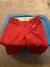 Under Armor Damen Softball Hose Rot Größe M
