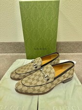 Gucci GG Horsebit GG Monogram Canvas Loafer