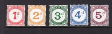 TRISTAN DA CUNHA 1970 POSTAGE DUE SET  VERY FINE MNH...