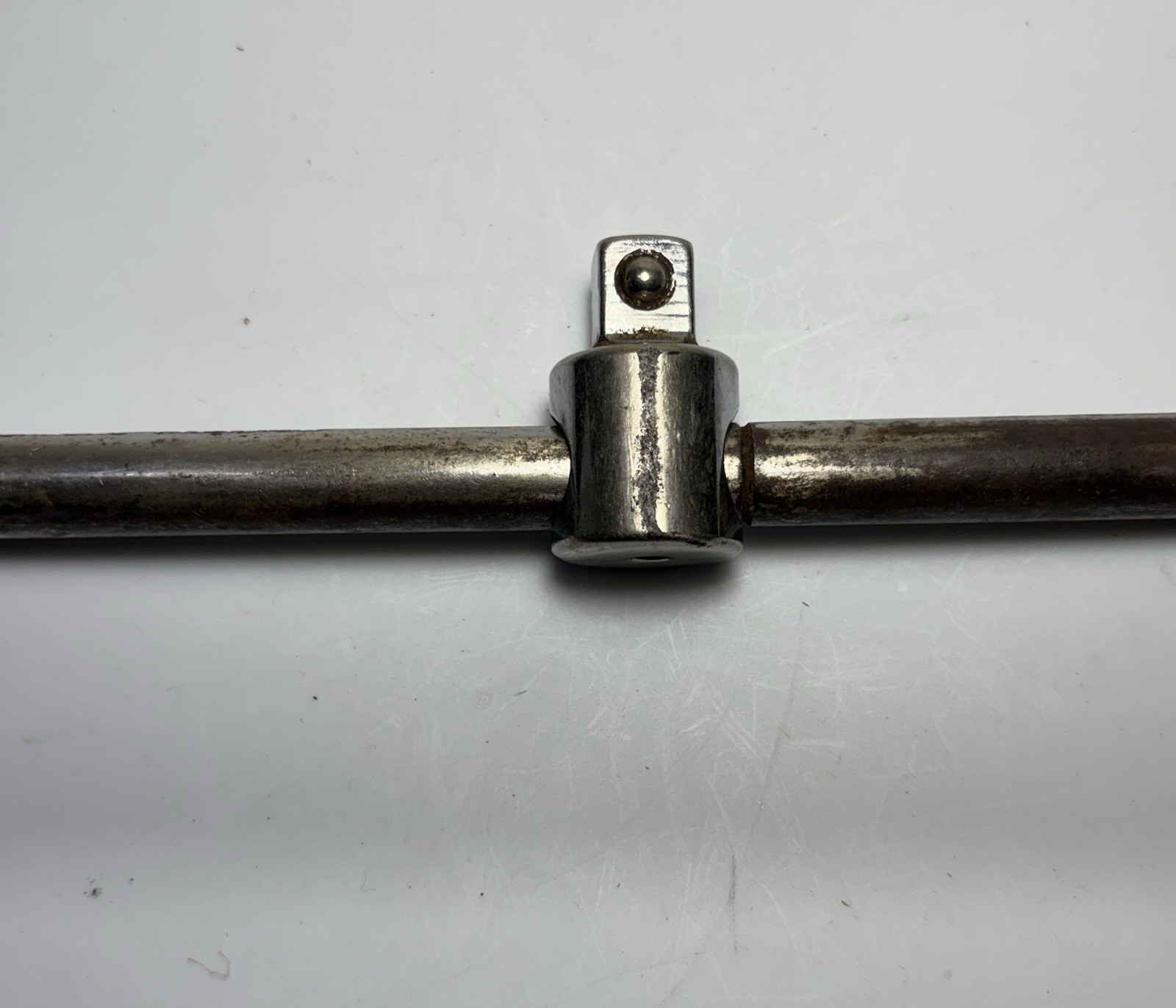 1/2" Drive Breaker Bar With 9” Sliding T - Handle Chrome - Vanadium Vintage