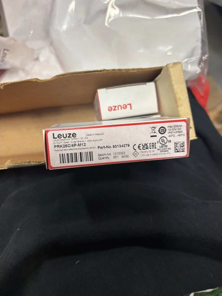 NEW Leuze electronic Reflex-Lichtschranke polarisiert PRK25C/4P-M12 - Image 2 of 2