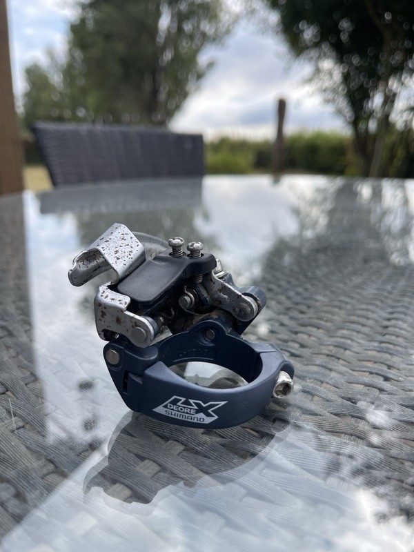 Shimano Deore LX Front Derailleur FD-M570, 34.9mm Bottom Pull, Retro MTB Mega9