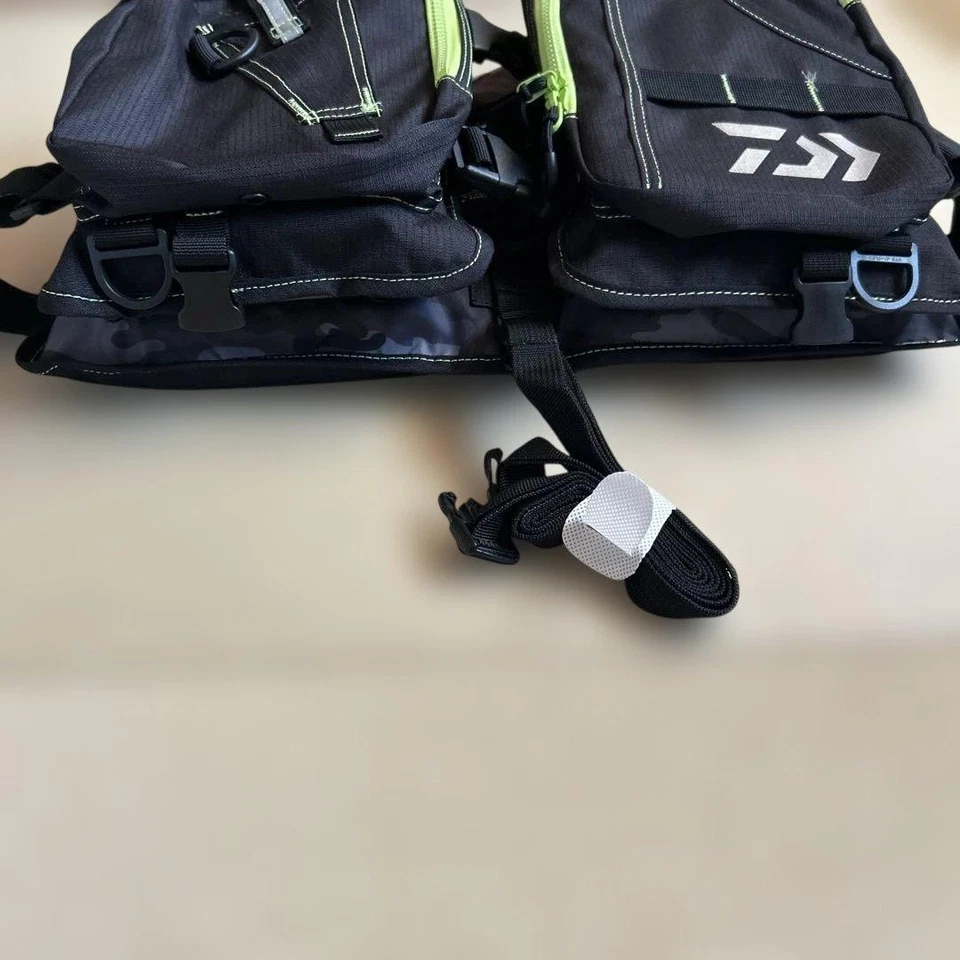 Жилет охотничий легкий плавающий DAIWA DF-6406 короткая длина рыболовный жилет б/у - Изображение 3 из 4