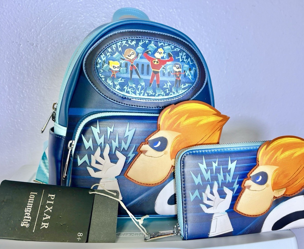 Loungefly The Incredibles Syndrome Glow Mini Backpack  display picture 1