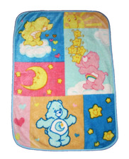 Care Bears Bedtime Cheer Sunshine Bear Baby Blanket Plush 41 x 31 Toddler Throw