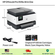 HP OfficeJet Pro 9125e Wireless Color All-In-One Printer - 403X0A