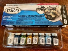 8 - 1/4floz bottles only - Testors Enamel Paints 9131xt Camo Flat colors