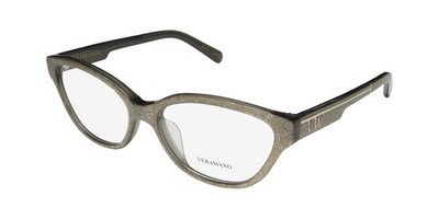 VERA WANG VA16 CATEYE OVERSIZED SIGNATURE LOGO EXCLUSIVE EYEGLASS FRAME/GLASSES