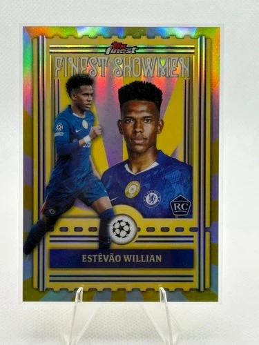 2025-26 Topps Finest UEFA - Finest Showmen Estevao Willian #FS-23 (RC)