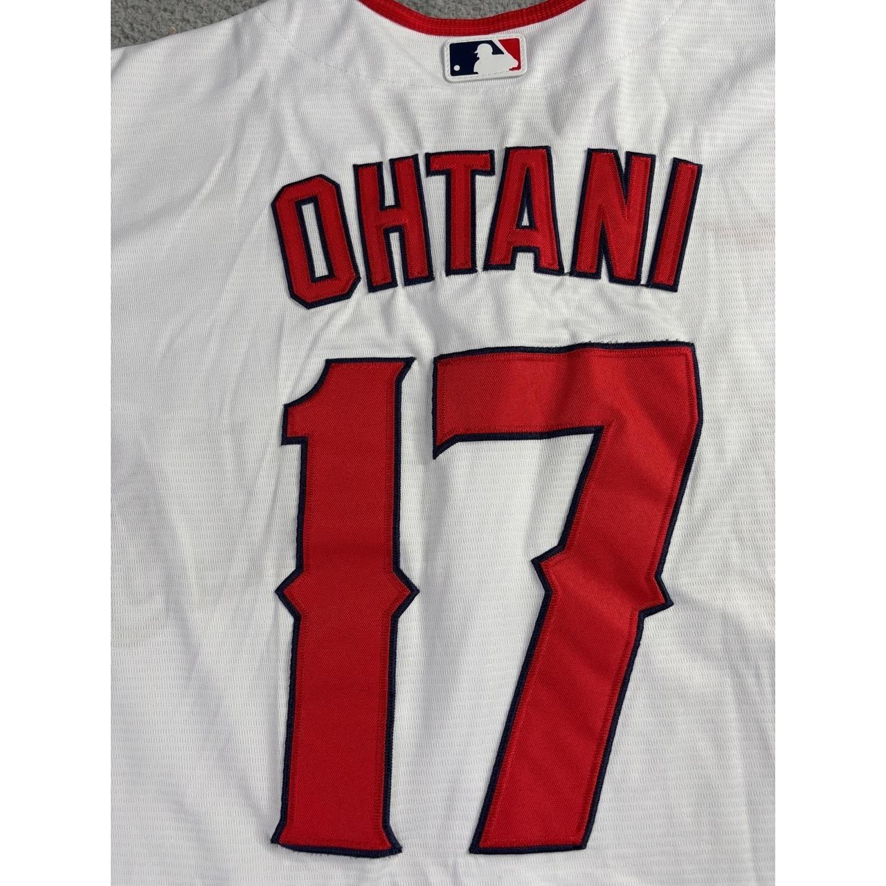 Nike Los Angeles Angels Shohei Ohtani 17 Genuine MLB Baseball Home Jersey Mens L