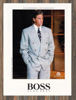 Hugo Boss - Reklame Werbeanzeige Original-Werbung 1988 (4)