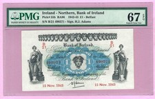 Ireland 1 Pound 1943 P 55b BA96 1942-43 BELFAST SUPERB GEM UNC (TK 19 240)