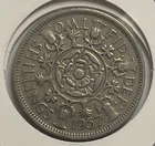 1957 Elizabeth II Florin — photo from another recent sale