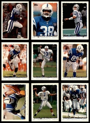 1995 Topps Colts Almost Complete Team Set 8 - NM/MT 6653891 (12 / 15 cards)