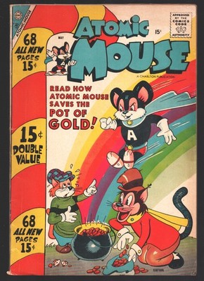 Atomic Mouse #26 1958-Maurice Whitman-Li'l Genius-Timmy the Timid Mouse