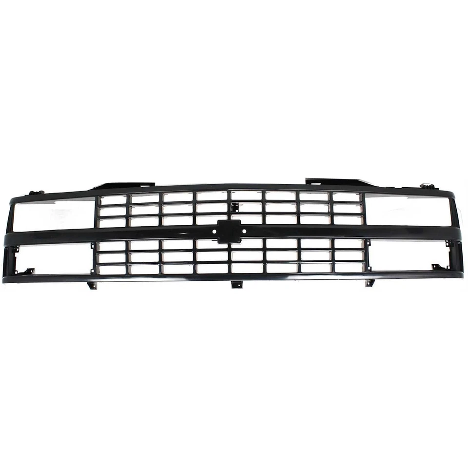 Grille Assembly Black For 1988-93 Chevrolet C1500 K1500 C2500 K2500 C3500 K3500