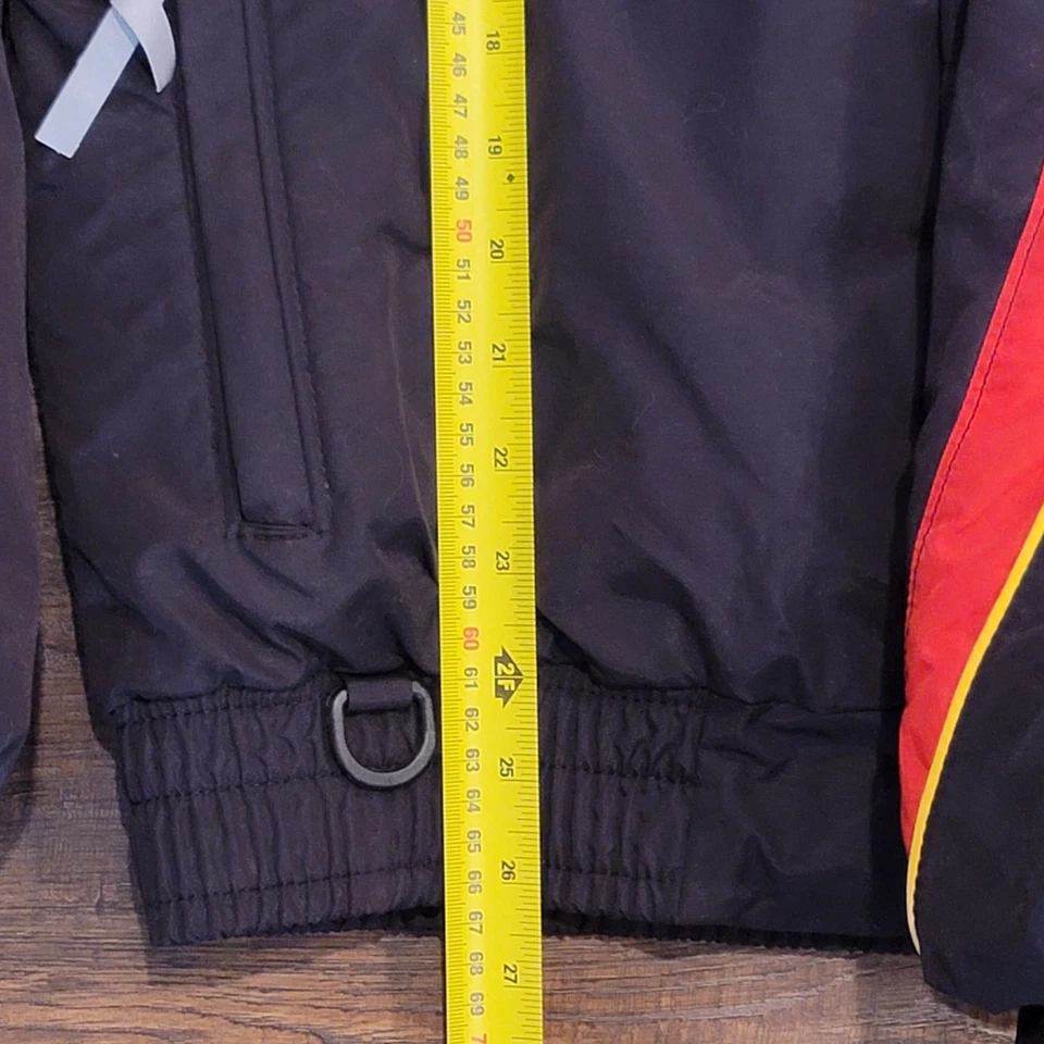 Polaris Snowmobile Racing Winter Bomber Jacket Size Large tall Logo Vintage 90s - Image 4 of 4