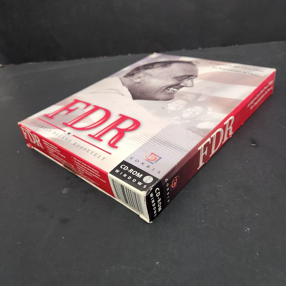 vintage pc software : FDR Franklin Delano Roosevelt CD ROM for Win 95 NEW - Image 4 of 4