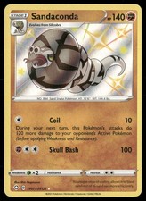 SANDACONDA SV071/SV122 SHINY RARE SHINING FATES SHINY VAULT POKEMON HOLO NM