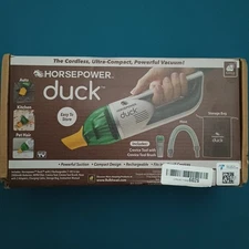 Horsepower Duck Cordless, Ultra-Compact, Powerful Vacuum 